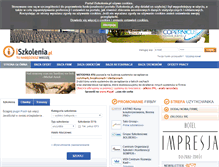 Tablet Screenshot of iszkolenia.pl